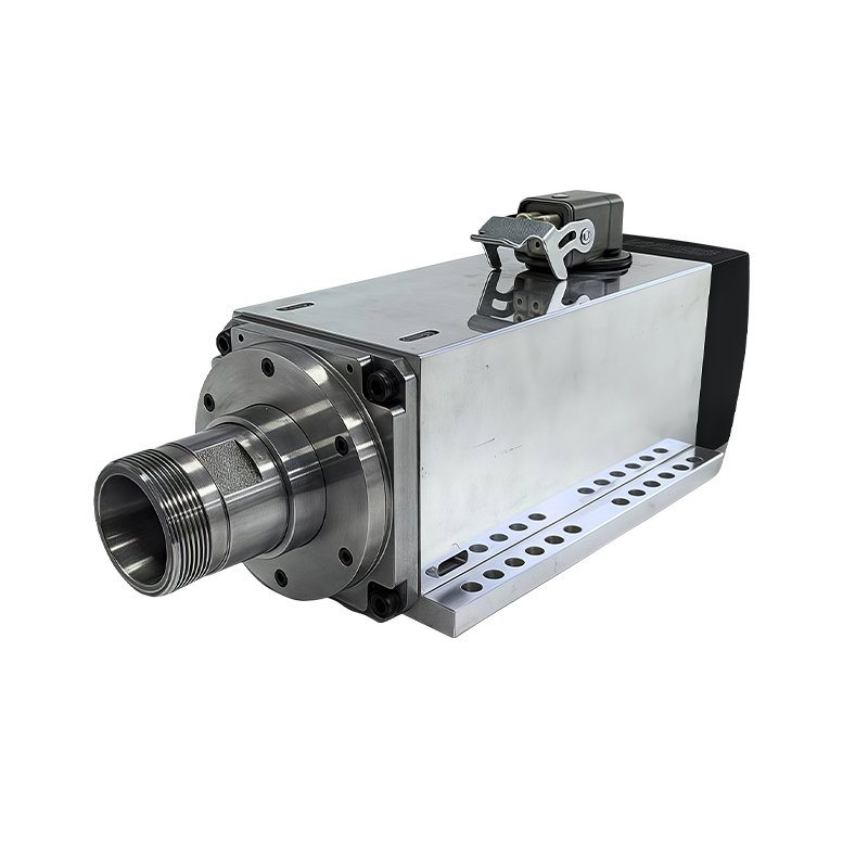 Moteur de broche de moteur CNC avec système de refroidissement par air, moteur carré de 86mm de longueur 190mm, 220vac, 3,5 kw