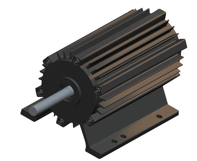 Moteurs de ventilateur robustes industriels de diamètre BL130, 130mm, moteur 230VAC 2kW